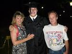 My mom, me, Step dad.