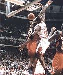 michael jordan dunks on...