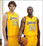 Kobe Bryant and Gasol !