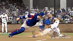 Thrown out at home plate