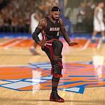 @kingjames celebrates in the...