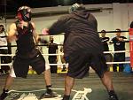 Me sparring Sergio Mora